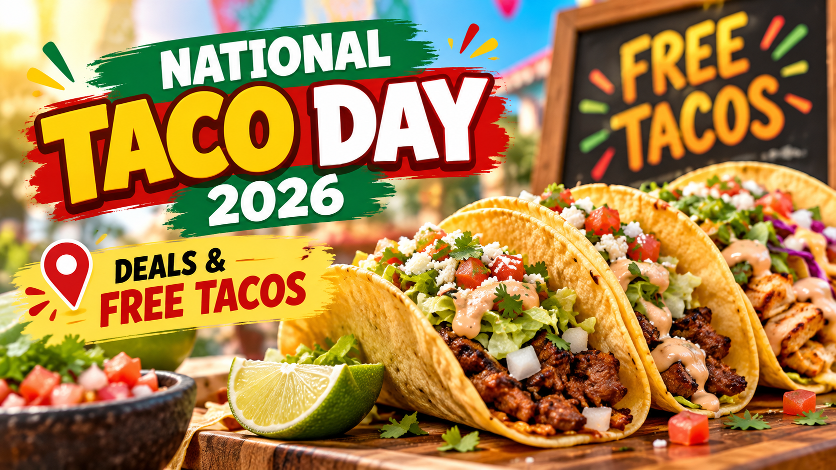National Taco Day 2026 Free Tacos