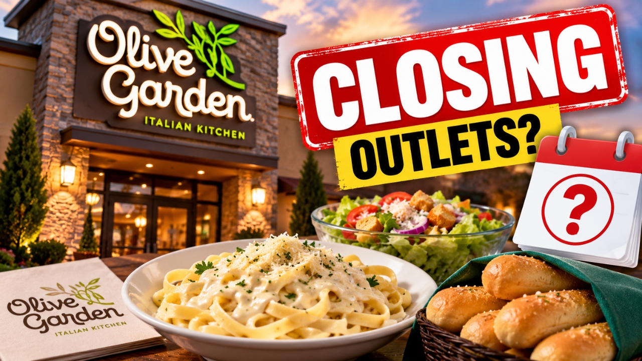 Olive Garden closing outlets at all locations