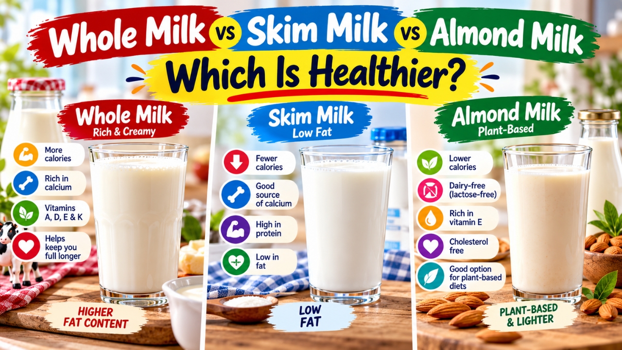 Whole-Milk-vs.-Skim-Milk-vs.-Almond-Mil